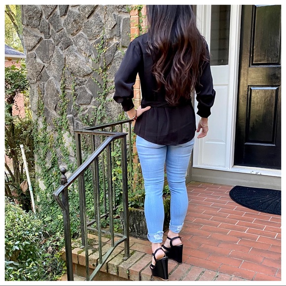 #27 Light denim stretch Distressed Skinny Jeans - Picture 4 of 9